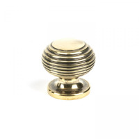 Aged Brass Beehive Cabinet/Cupboard Knob - 30mm - Anvil 83865
